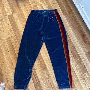 Aviator nation velvet blue joggers
